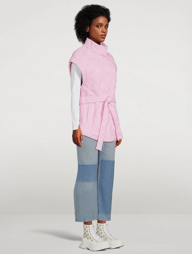 St Clair Quilted Belted Vest