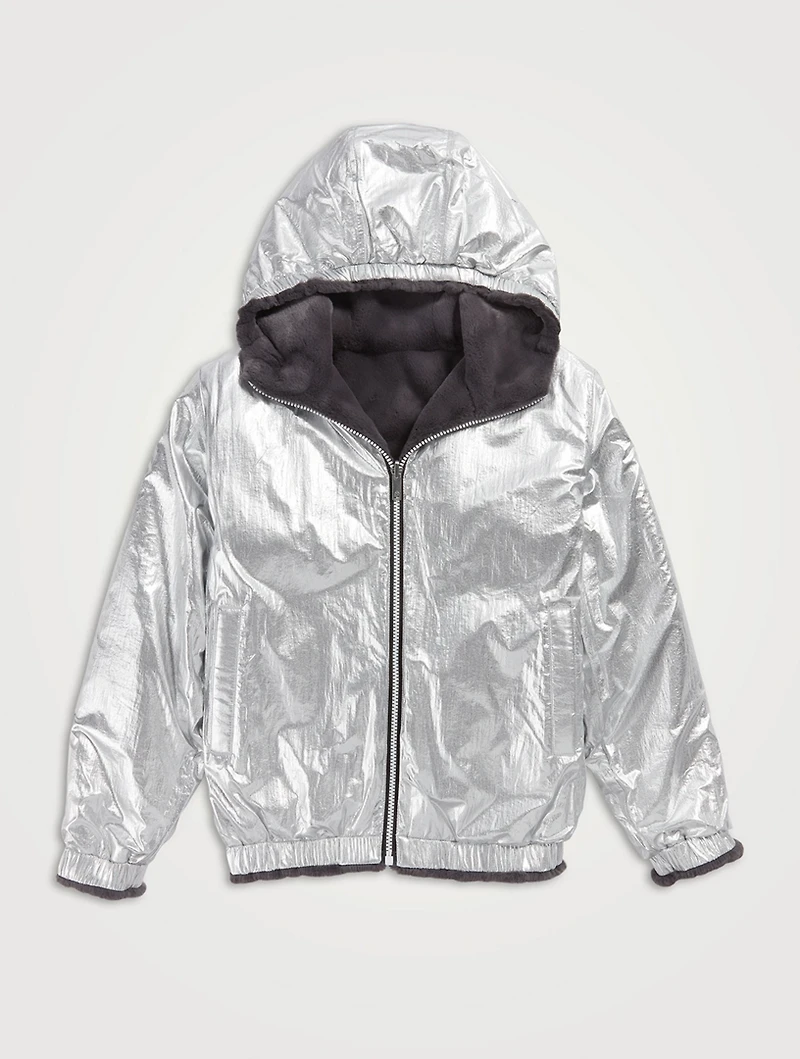Simcoe Reversible Bunny Metallic Jacket