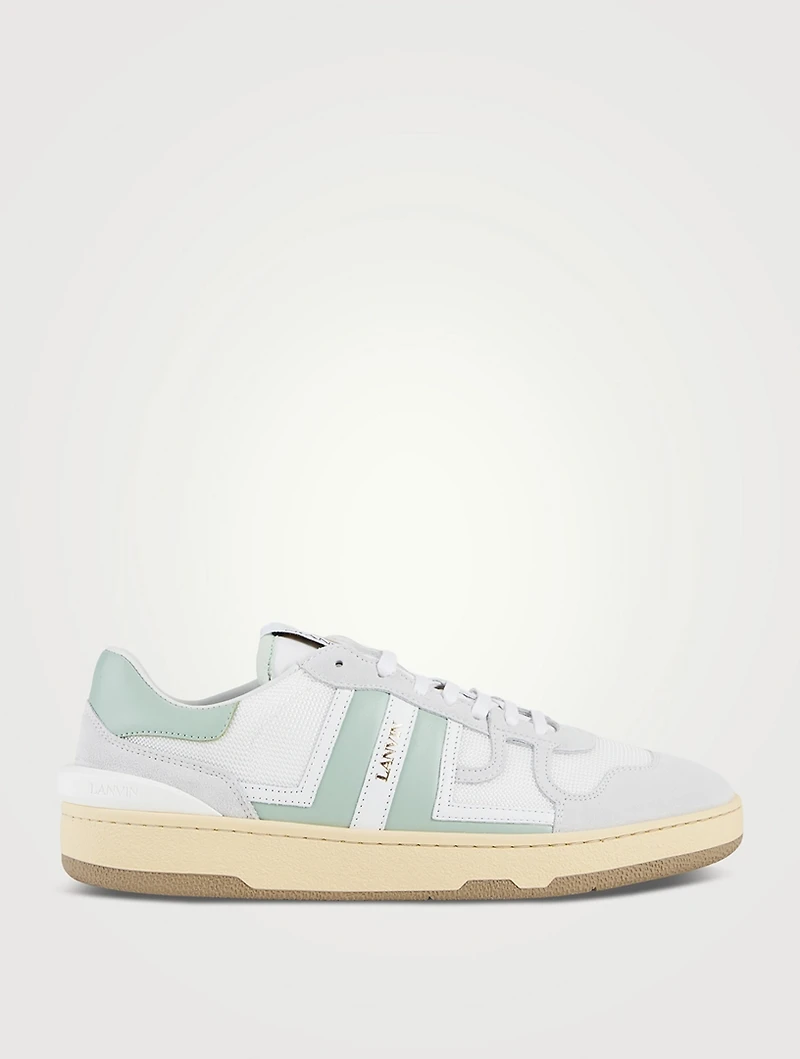 Leather Clay Low-Top Sneakers