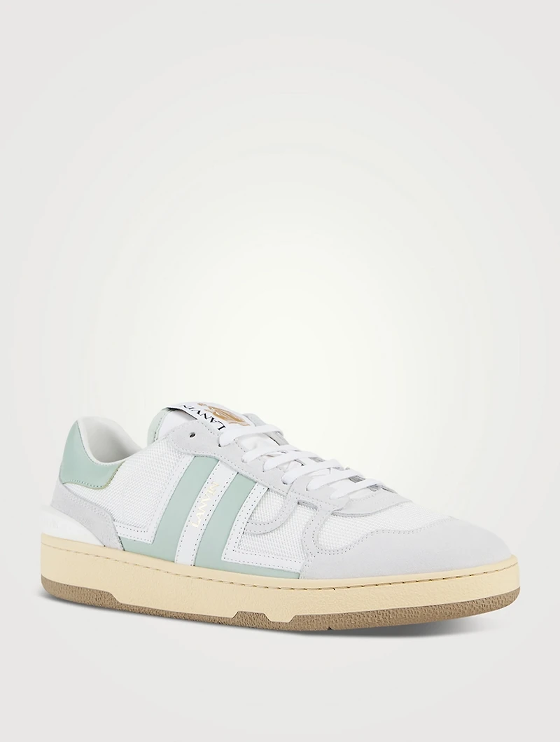 Leather Clay Low-Top Sneakers