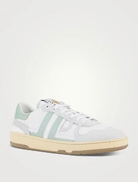 Leather Clay Low-Top Sneakers