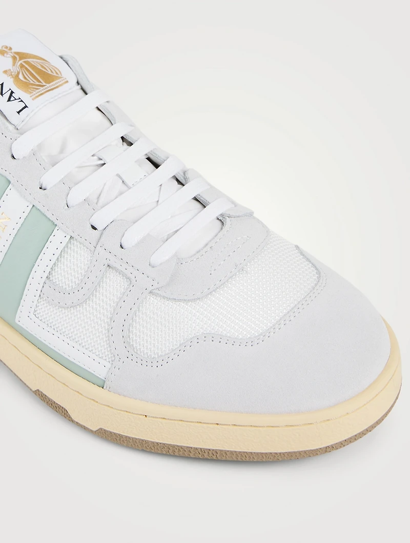 Leather Clay Low-Top Sneakers