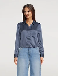 Leema Silk Printed Shirt