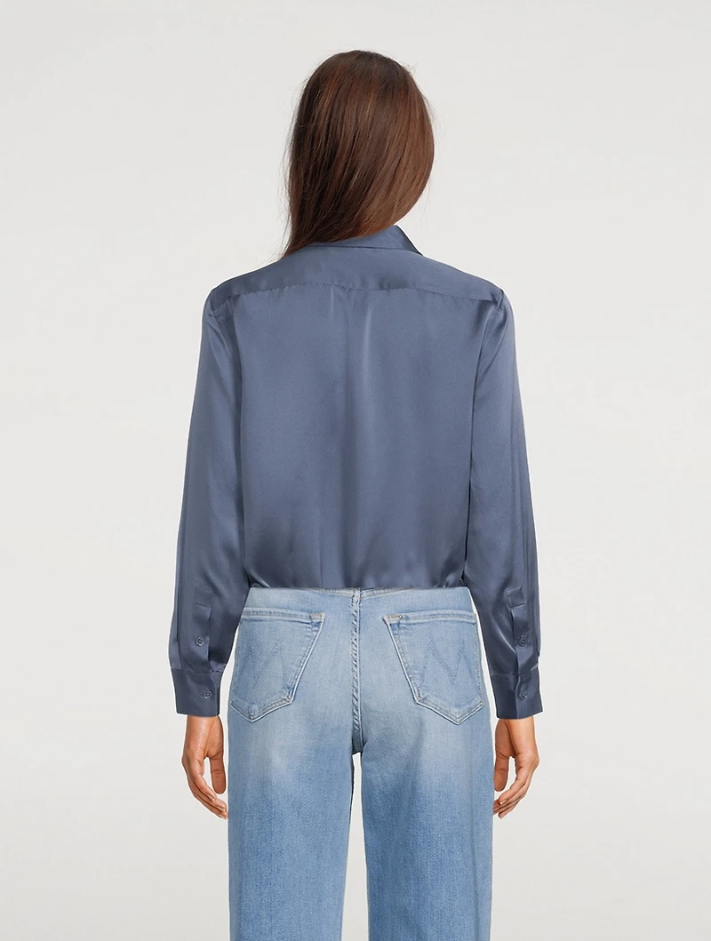 Leema Silk Printed Shirt