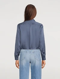 Leema Silk Printed Shirt