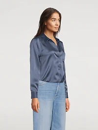 Leema Silk Printed Shirt