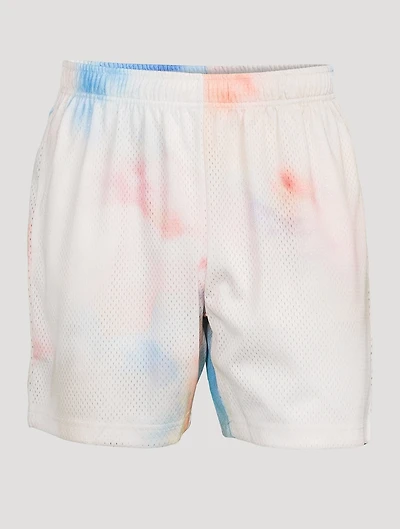 Practice Mesh Printed Shorts