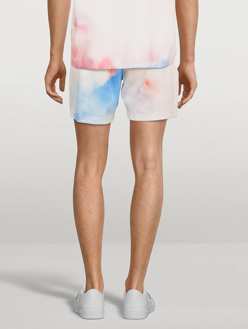 Practice Mesh Printed Shorts