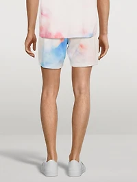 Practice Mesh Printed Shorts