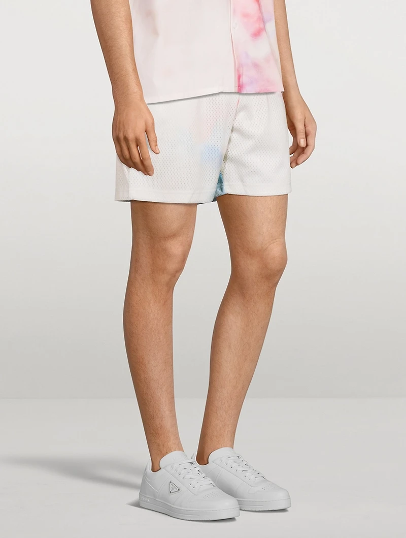 Practice Mesh Printed Shorts