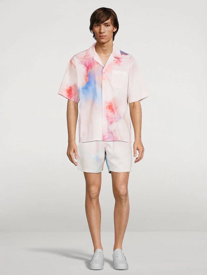 Practice Mesh Printed Shorts