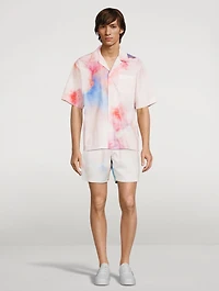 Practice Mesh Printed Shorts