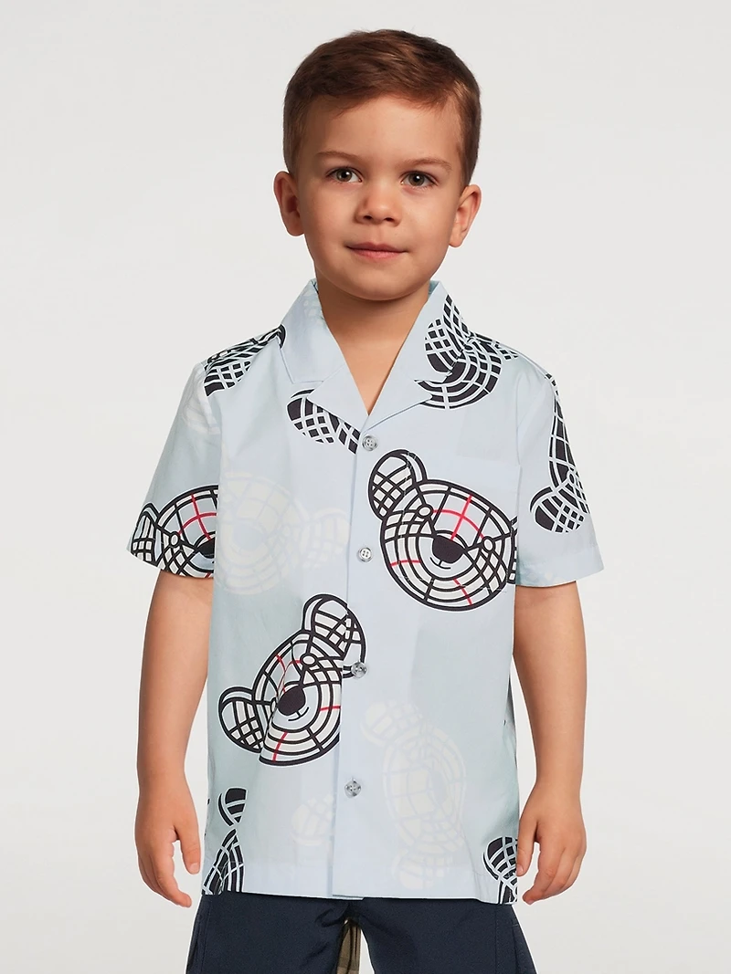Thomas Bear Stretch Cotton Shirt