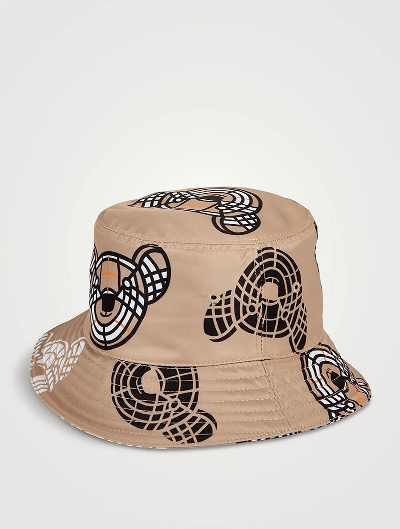Bucket Hat Thomas Bear Print