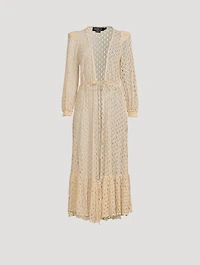 Monstera Net Beach Robe