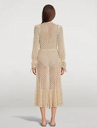 Monstera Net Beach Robe