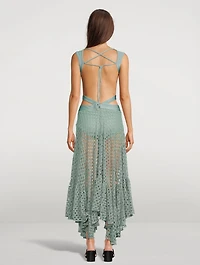 Monstera Sleeveless Cut-Out Beach Dress