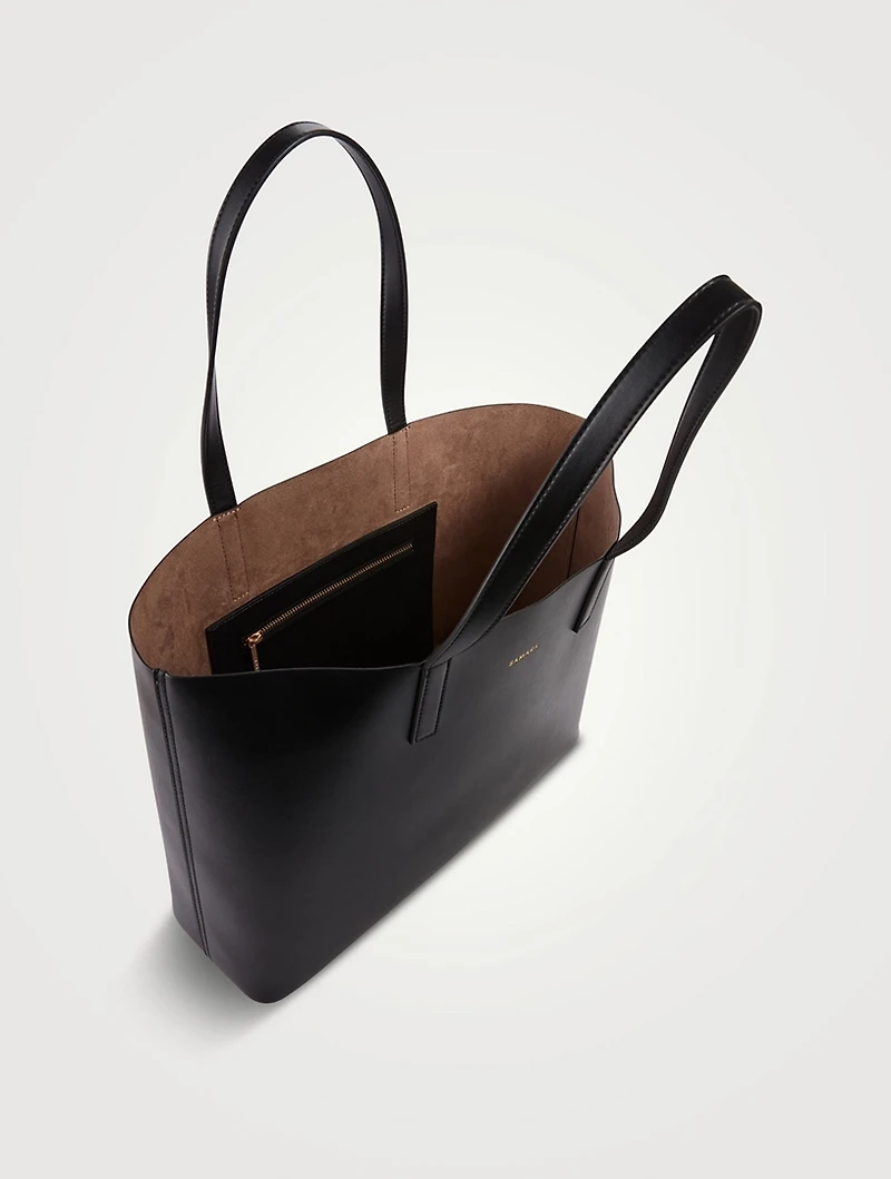 The Apple Leather Tote Bag