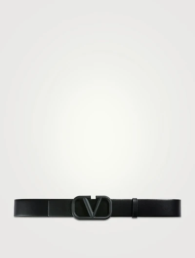 VLOGO Leather Belt