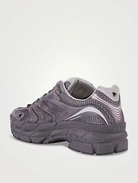 MS-2960 Leather Mixed Low-Top Sneakers
