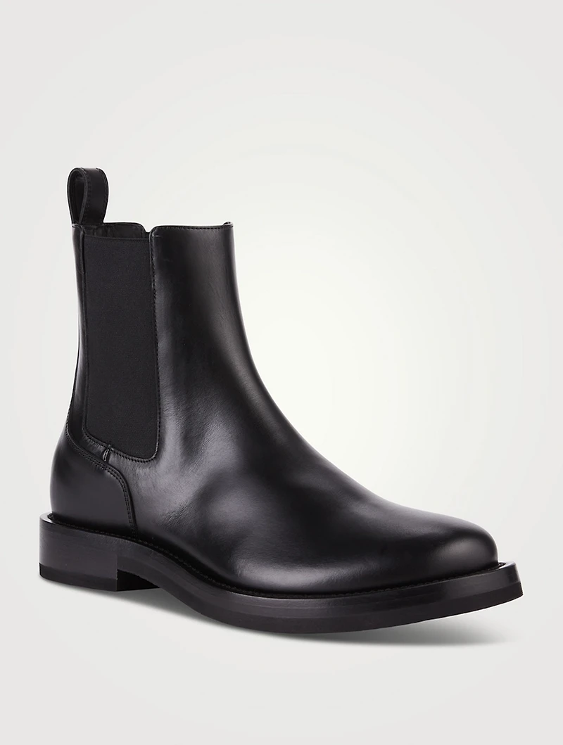 Roman Stud Leather Chelsea Boots