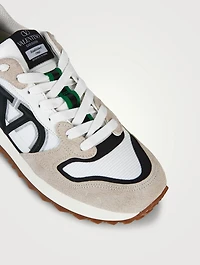 VLOGO Pace Low-Top Suede And Leather Sneakers