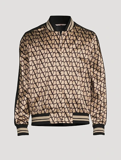 Souvenir Bomber Jacket Iconographe Print
