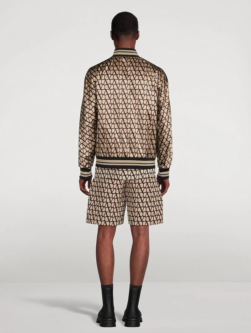 Souvenir Bomber Jacket Iconographe Print