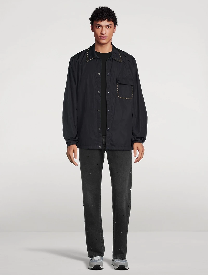 Nylon Rockstud Jacket