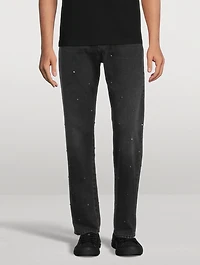 Rockstud Straight-Leg Jeans