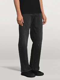 Rockstud Straight-Leg Jeans