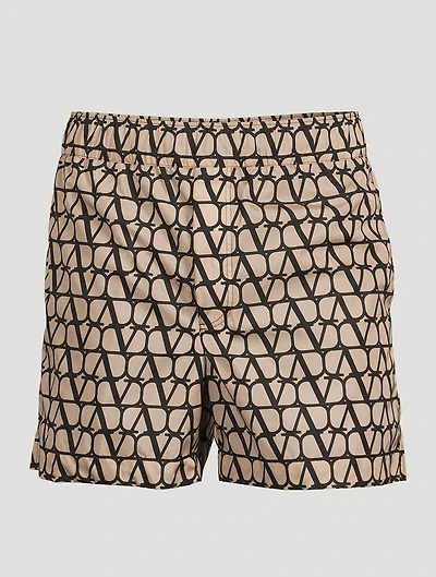 Swim Shorts Toile Iconographe Print