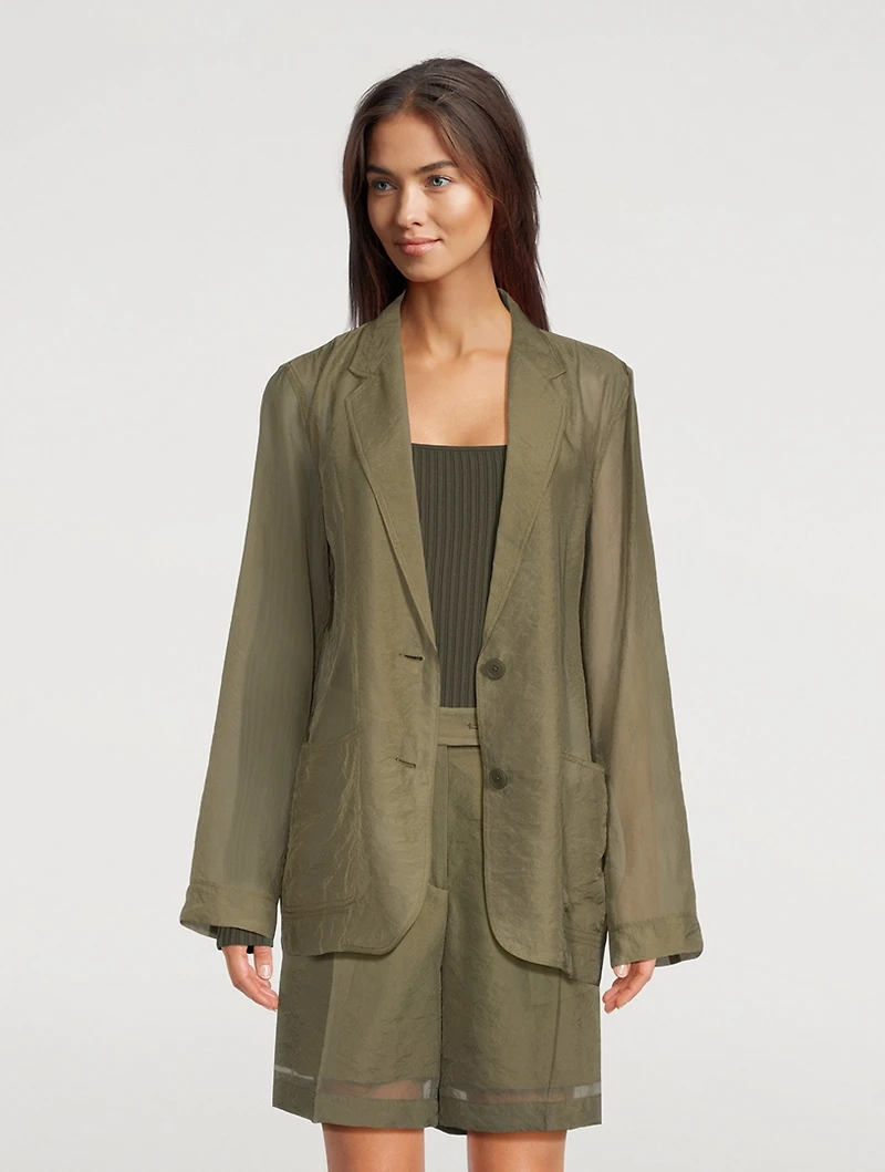 Sheer Blazer