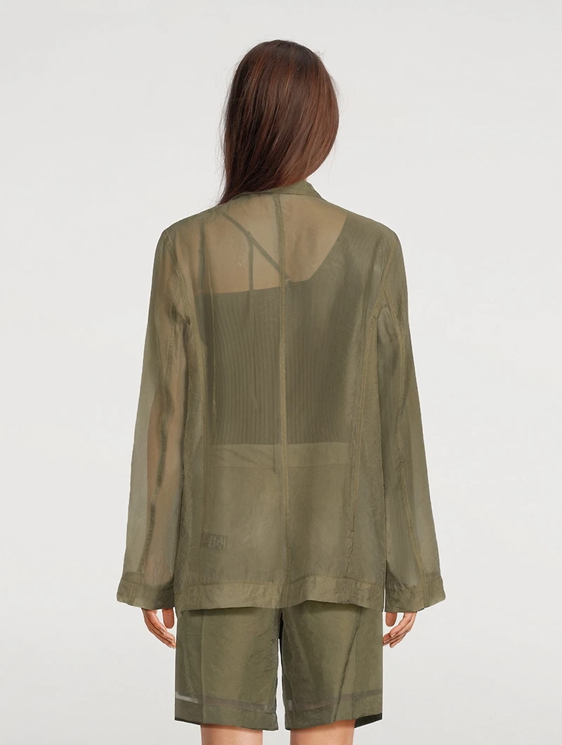 Sheer Blazer