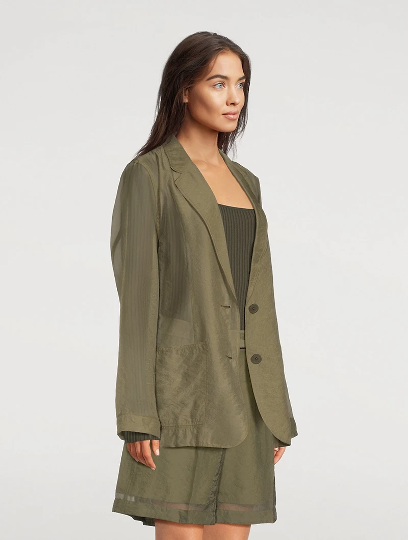 Sheer Blazer