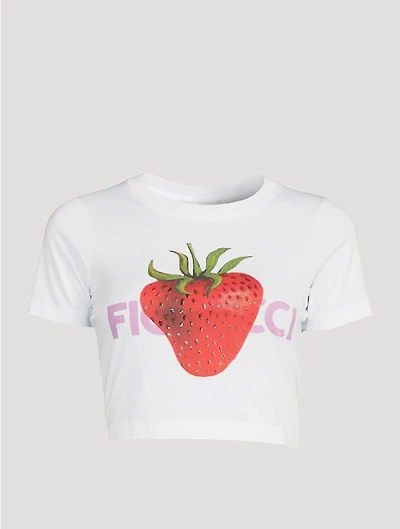 Strawberry Cropped T-Shirt