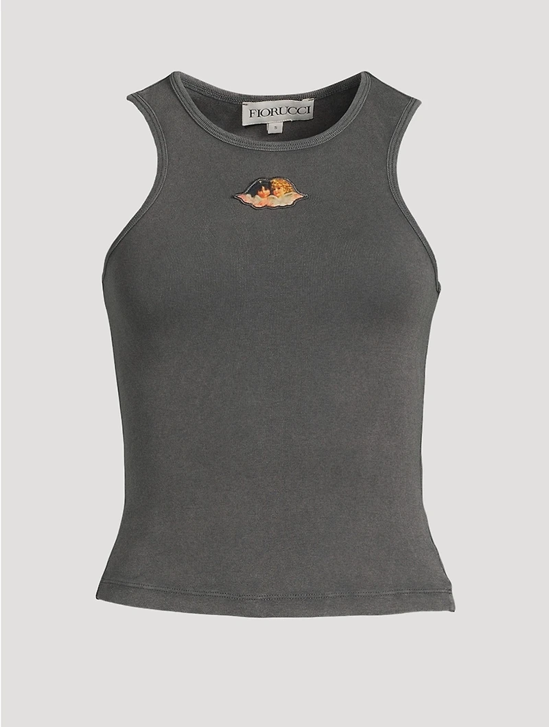 Vintage Wash Angel Tank Top