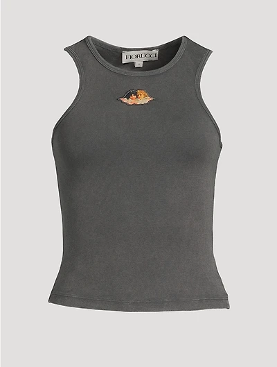 Vintage Wash Angel Tank Top