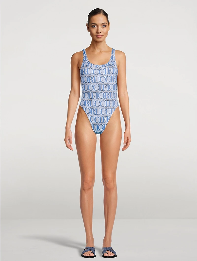 Printed Monogram Swimsuit