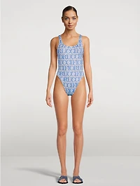Printed Monogram Swimsuit