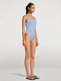 Printed Monogram Swimsuit