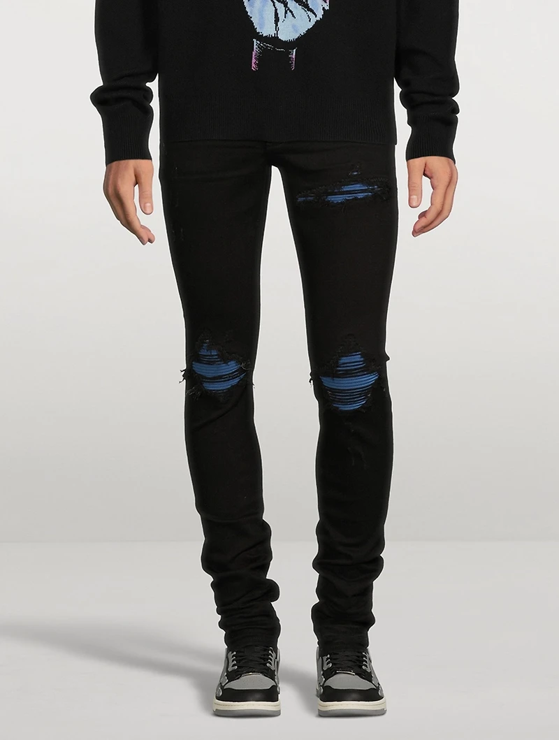Ultrasuede Mx1 Distressed Skinny Jeans