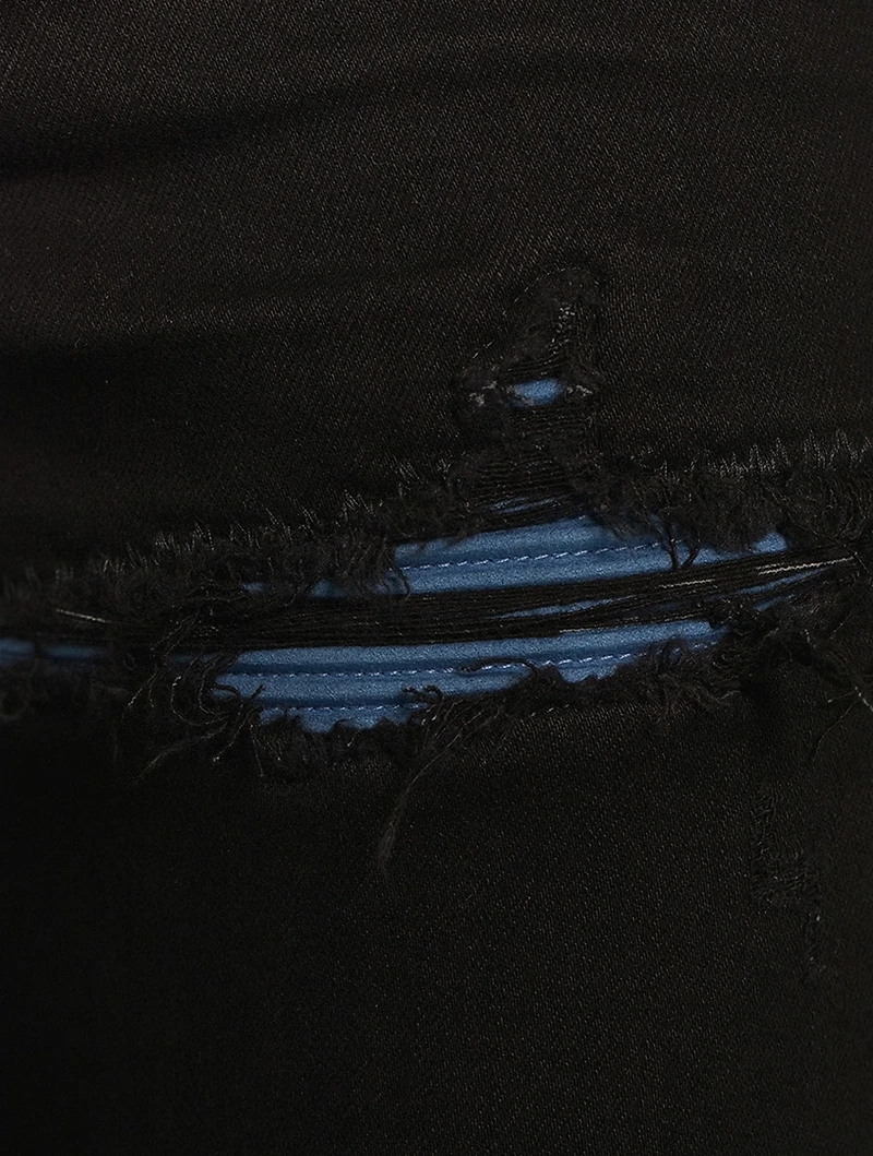 Ultrasuede Mx1 Distressed Skinny Jeans