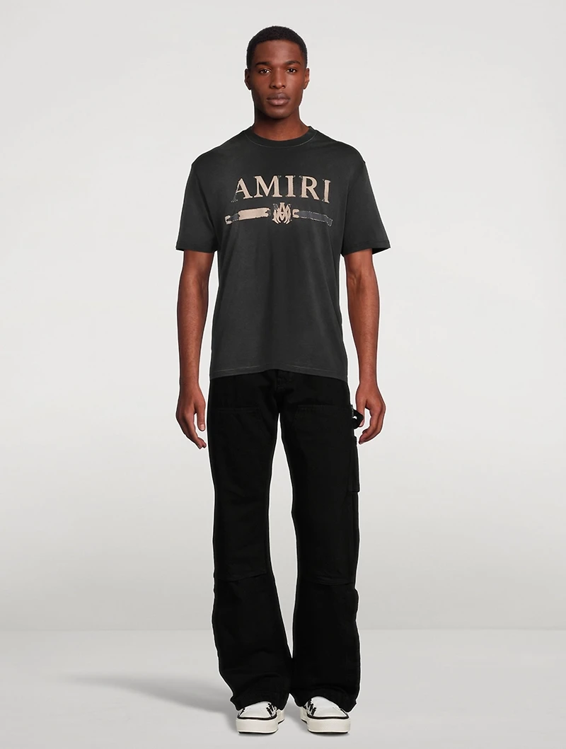 Bar Logo Applique T-Shirt