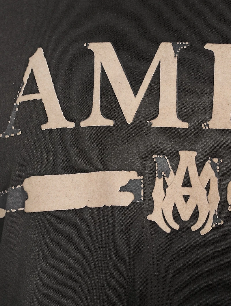 Bar Logo Applique T-Shirt