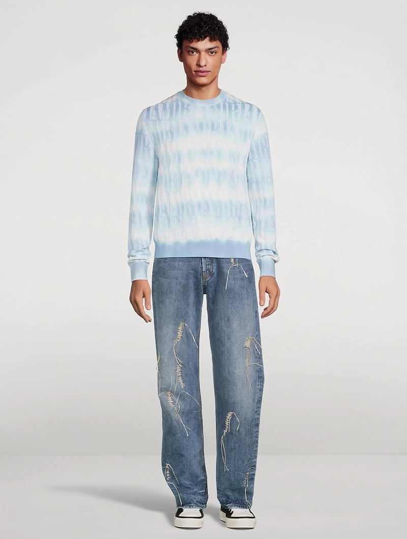 Cotton And Cashmere Long-Sleeve Sweater