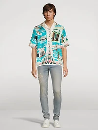 Silk Hawaiian Bowling Shirt