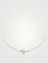 Trend 18K Gold Freshwater Pearl And Diamond Necklace