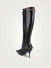 Cagole Leather Knee-High Boots