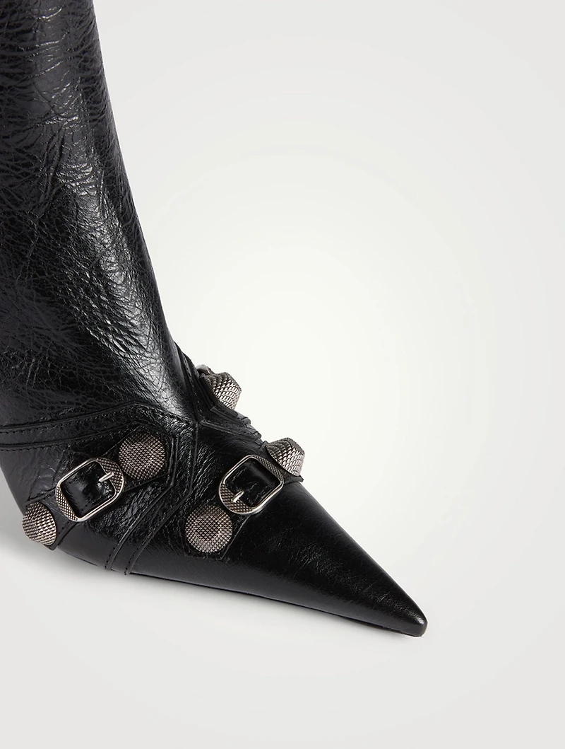 Cagole Leather Knee-High Boots